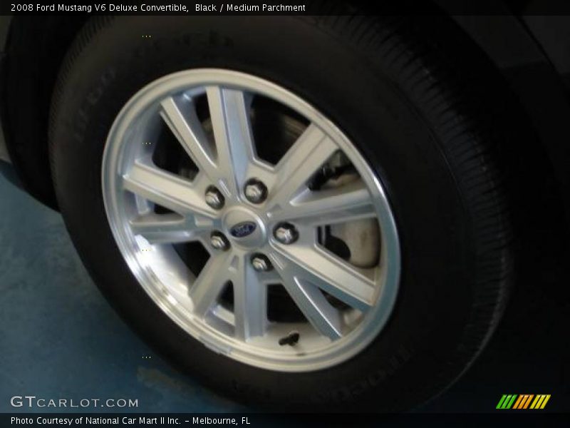 Black / Medium Parchment 2008 Ford Mustang V6 Deluxe Convertible