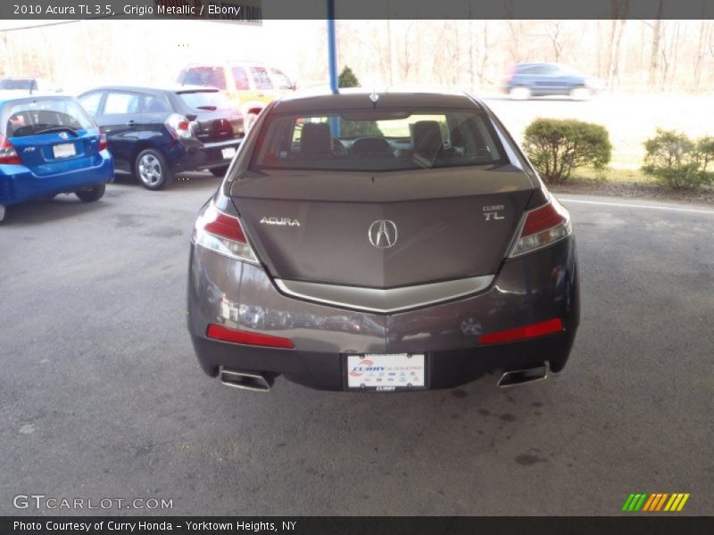 Grigio Metallic / Ebony 2010 Acura TL 3.5