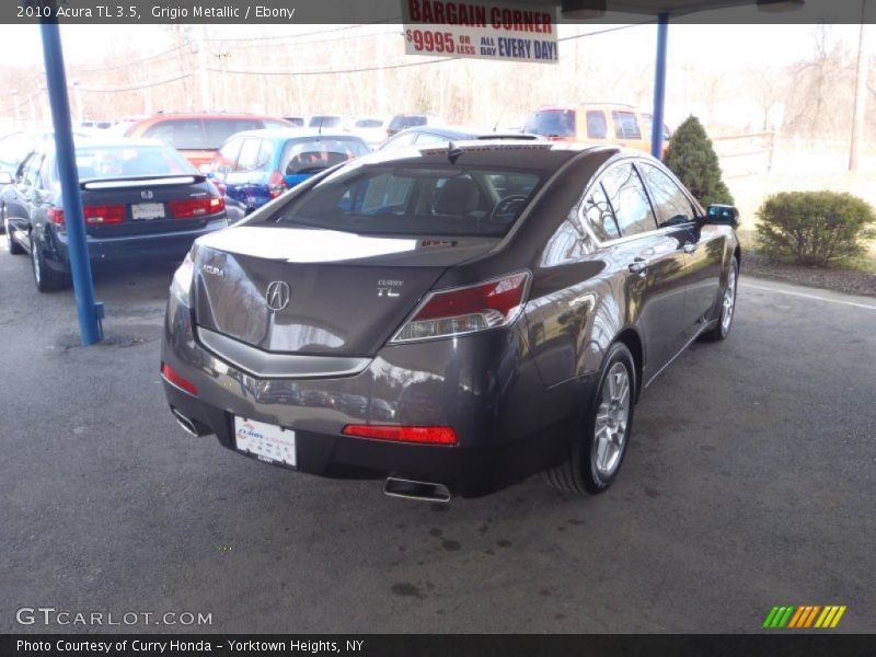 Grigio Metallic / Ebony 2010 Acura TL 3.5