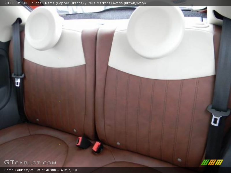 Rear Seat of 2012 500 Lounge