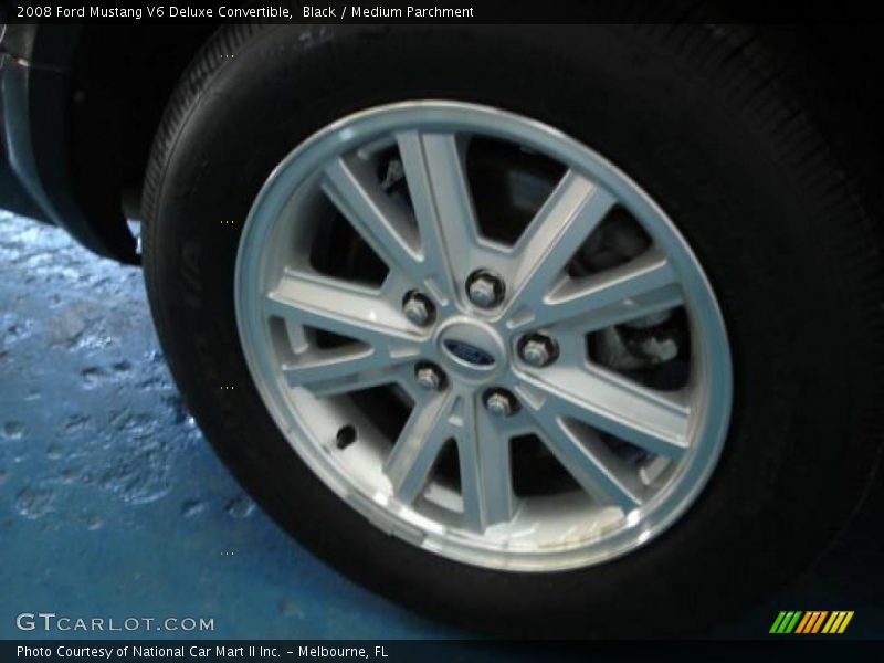 Black / Medium Parchment 2008 Ford Mustang V6 Deluxe Convertible
