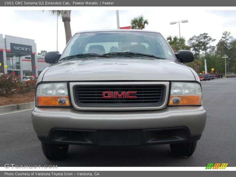 Pewter Metallic / Pewter 2001 GMC Sonoma SLS Extended Cab