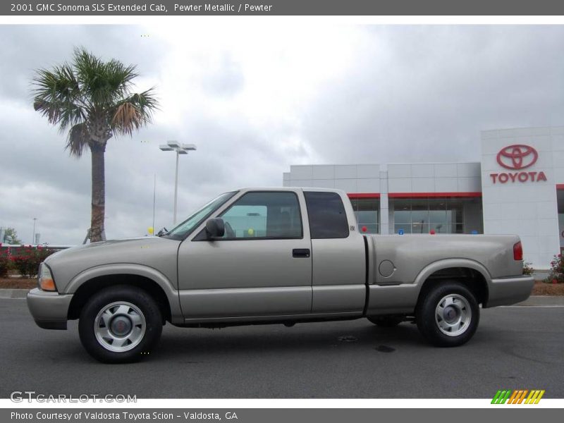 Pewter Metallic / Pewter 2001 GMC Sonoma SLS Extended Cab