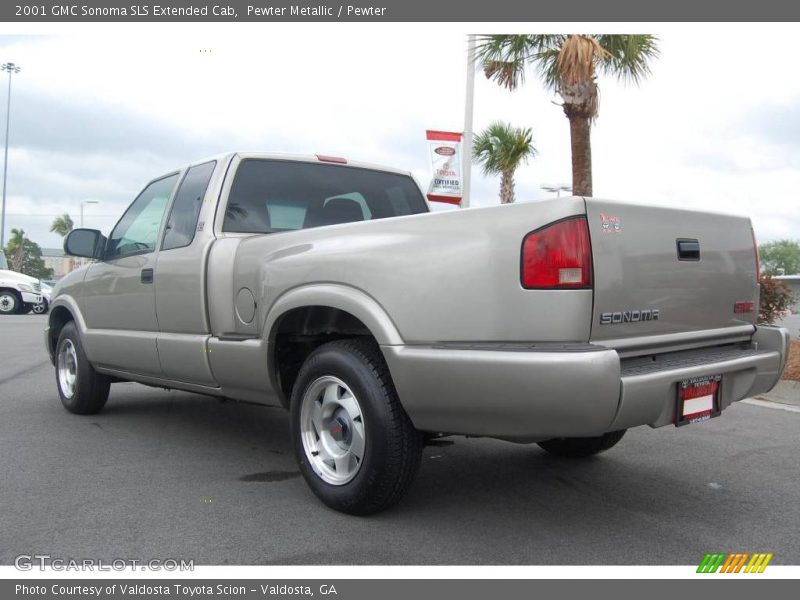 Pewter Metallic / Pewter 2001 GMC Sonoma SLS Extended Cab
