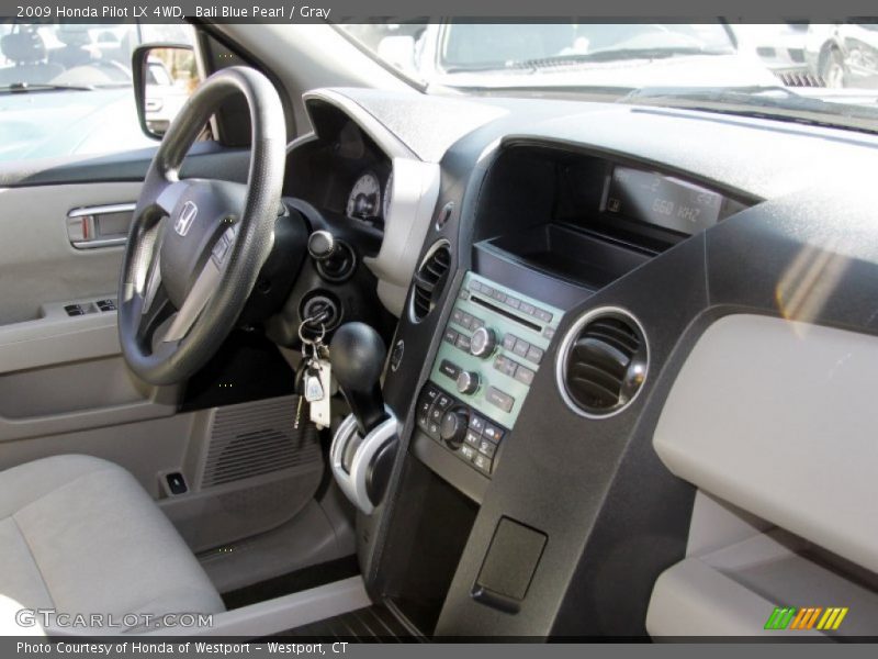 Bali Blue Pearl / Gray 2009 Honda Pilot LX 4WD