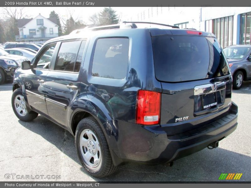 Bali Blue Pearl / Gray 2009 Honda Pilot LX 4WD