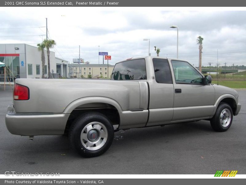 Pewter Metallic / Pewter 2001 GMC Sonoma SLS Extended Cab