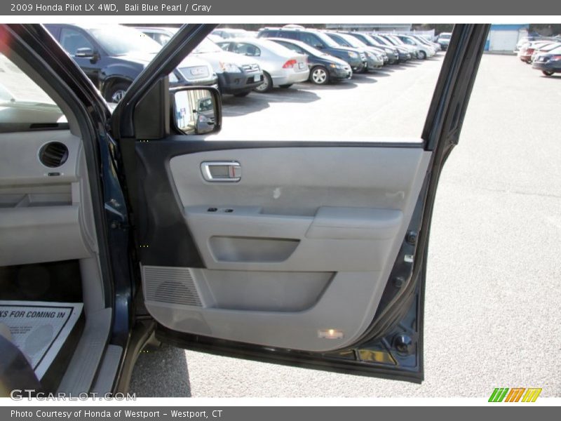 Bali Blue Pearl / Gray 2009 Honda Pilot LX 4WD