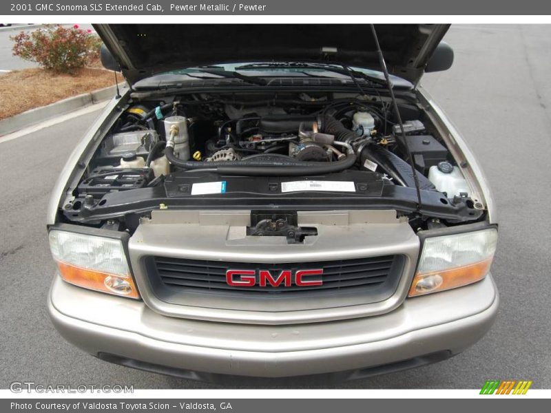 Pewter Metallic / Pewter 2001 GMC Sonoma SLS Extended Cab