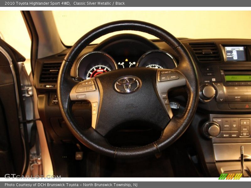 Classic Silver Metallic / Black 2010 Toyota Highlander Sport 4WD