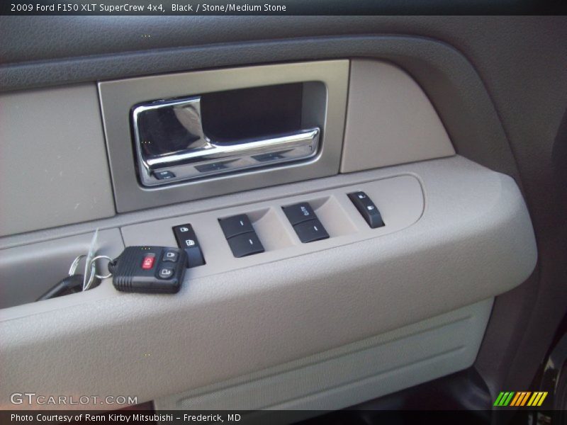 Black / Stone/Medium Stone 2009 Ford F150 XLT SuperCrew 4x4