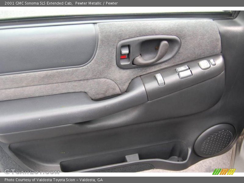 Pewter Metallic / Pewter 2001 GMC Sonoma SLS Extended Cab