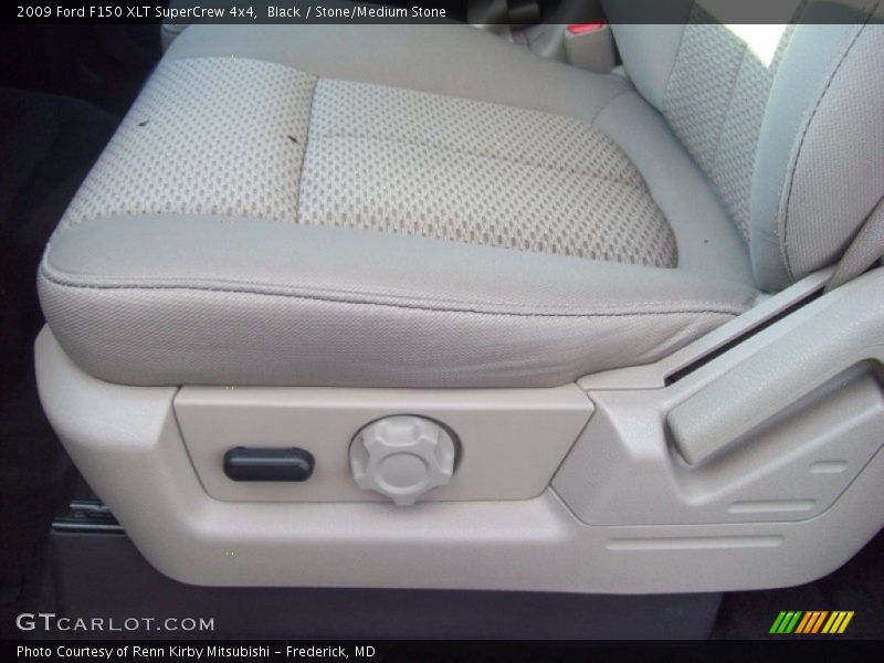 Black / Stone/Medium Stone 2009 Ford F150 XLT SuperCrew 4x4