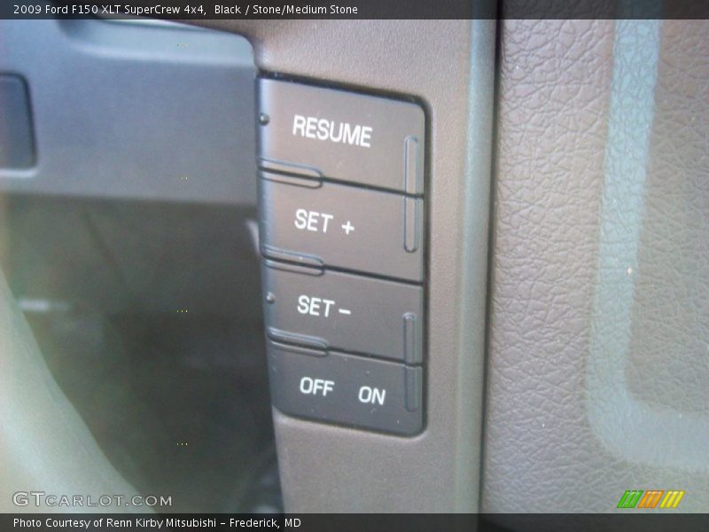 Black / Stone/Medium Stone 2009 Ford F150 XLT SuperCrew 4x4