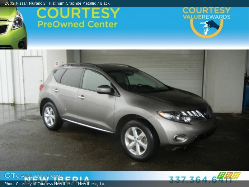 Platinum Graphite Metallic / Black 2009 Nissan Murano S