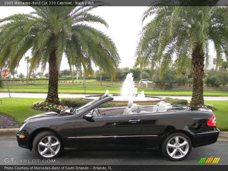 Black / Ash 2005 Mercedes-Benz CLK 320 Cabriolet