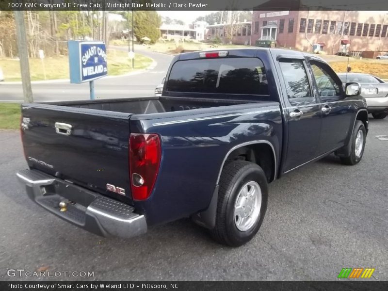 Midnight Blue Metallic / Dark Pewter 2007 GMC Canyon SLE Crew Cab
