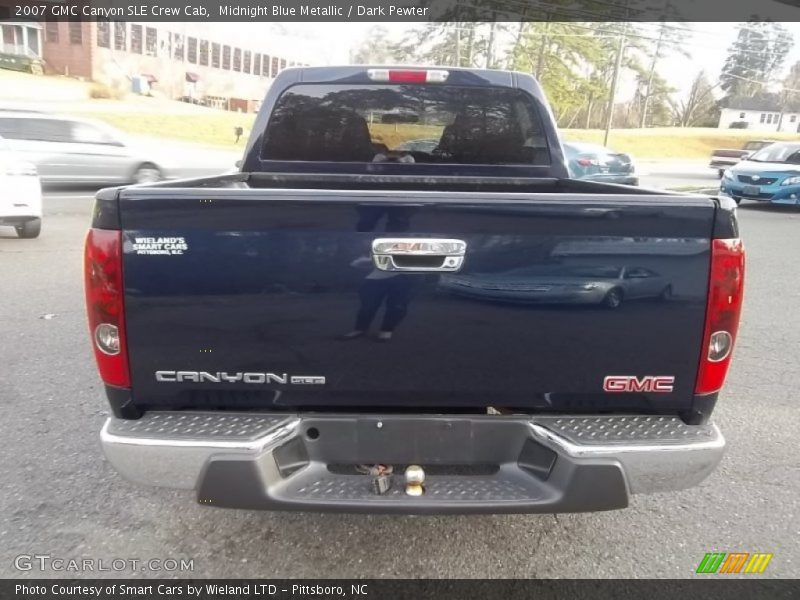 Midnight Blue Metallic / Dark Pewter 2007 GMC Canyon SLE Crew Cab