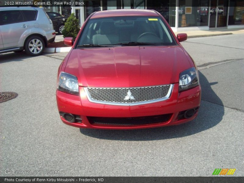 Rave Red / Black 2012 Mitsubishi Galant ES