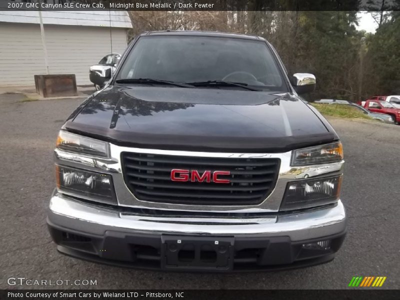 Midnight Blue Metallic / Dark Pewter 2007 GMC Canyon SLE Crew Cab