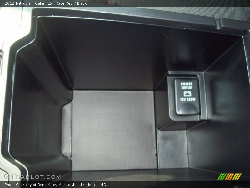 Rave Red / Black 2012 Mitsubishi Galant ES