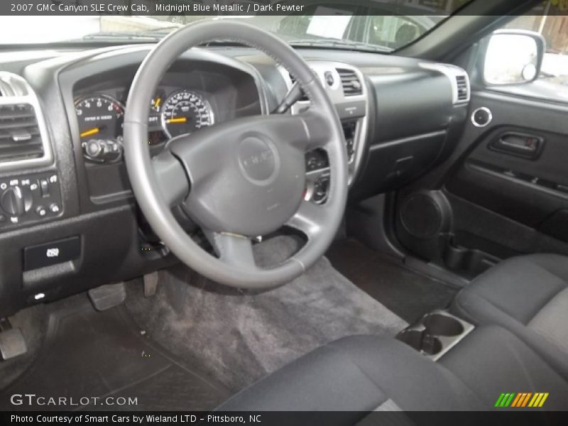 Midnight Blue Metallic / Dark Pewter 2007 GMC Canyon SLE Crew Cab