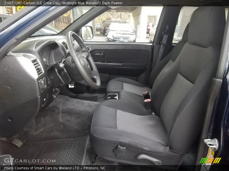  2007 Canyon SLE Crew Cab Dark Pewter Interior
