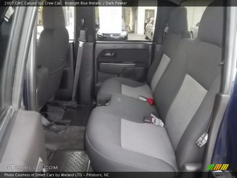  2007 Canyon SLE Crew Cab Dark Pewter Interior