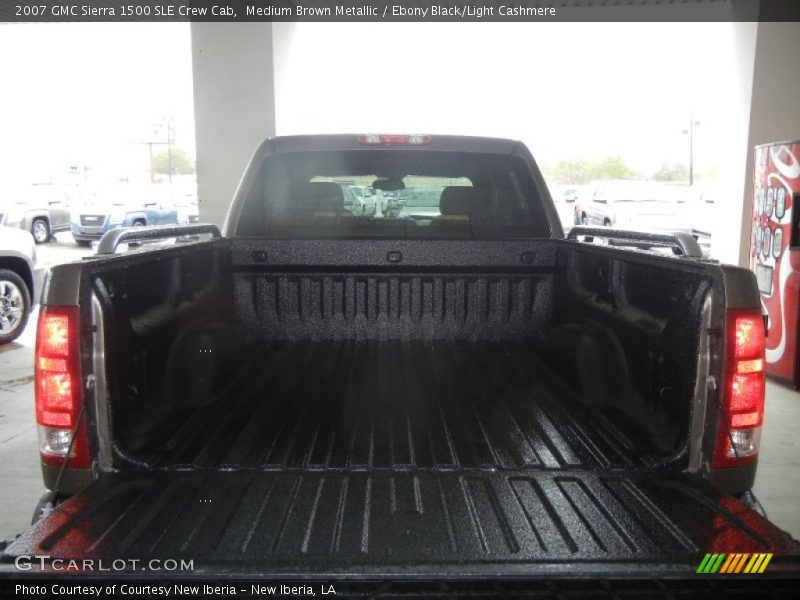 Medium Brown Metallic / Ebony Black/Light Cashmere 2007 GMC Sierra 1500 SLE Crew Cab