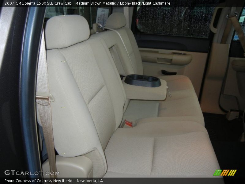 Medium Brown Metallic / Ebony Black/Light Cashmere 2007 GMC Sierra 1500 SLE Crew Cab