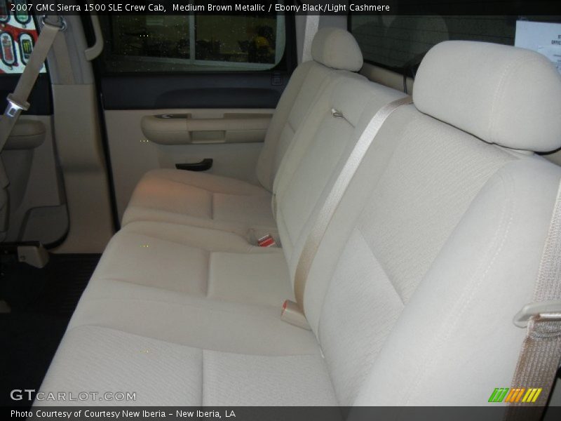 Medium Brown Metallic / Ebony Black/Light Cashmere 2007 GMC Sierra 1500 SLE Crew Cab