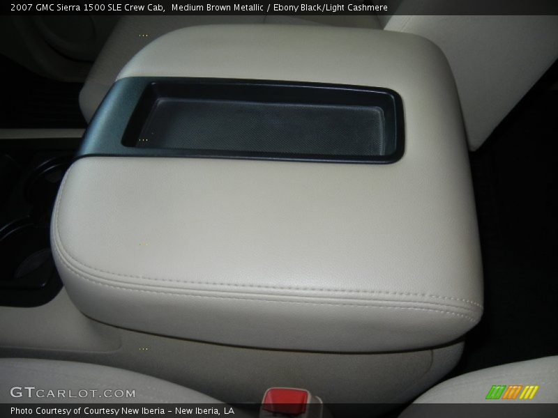 Medium Brown Metallic / Ebony Black/Light Cashmere 2007 GMC Sierra 1500 SLE Crew Cab