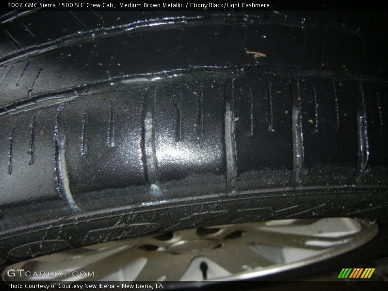 Medium Brown Metallic / Ebony Black/Light Cashmere 2007 GMC Sierra 1500 SLE Crew Cab
