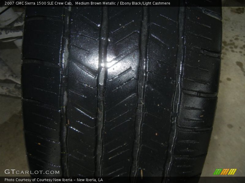 Medium Brown Metallic / Ebony Black/Light Cashmere 2007 GMC Sierra 1500 SLE Crew Cab