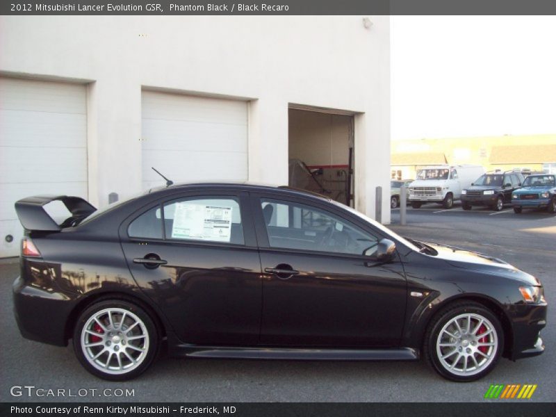  2012 Lancer Evolution GSR Phantom Black