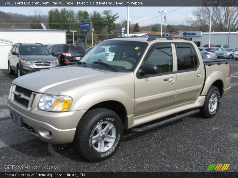 Pueblo Gold Metallic / Medium Pebble 2005 Ford Explorer Sport Trac XLT 4x4