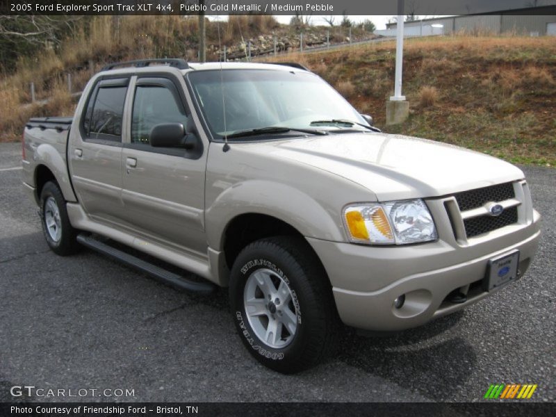 Pueblo Gold Metallic / Medium Pebble 2005 Ford Explorer Sport Trac XLT 4x4