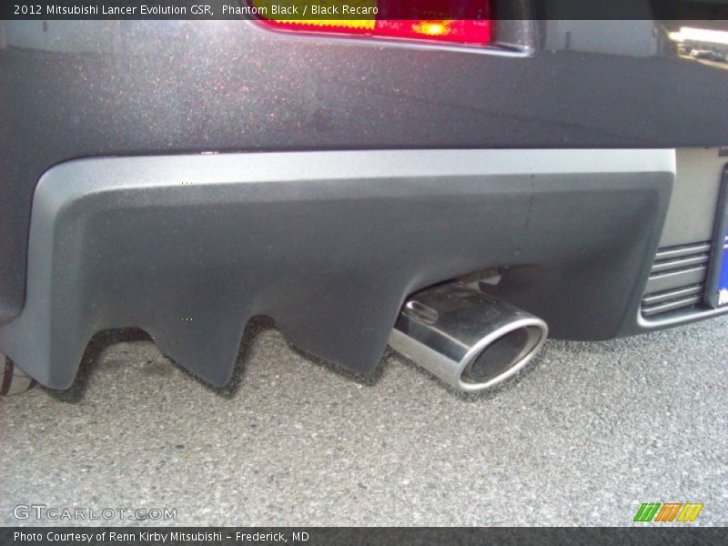 Exhaust of 2012 Lancer Evolution GSR