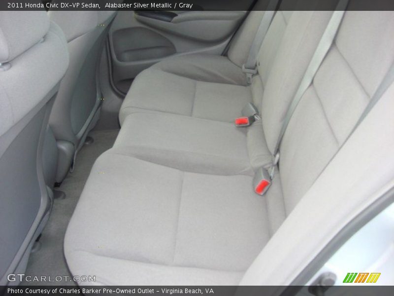 Alabaster Silver Metallic / Gray 2011 Honda Civic DX-VP Sedan