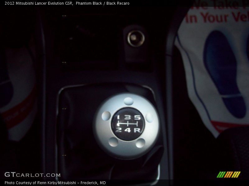  2012 Lancer Evolution GSR 5 Speed Manual Shifter