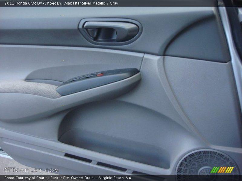 Alabaster Silver Metallic / Gray 2011 Honda Civic DX-VP Sedan
