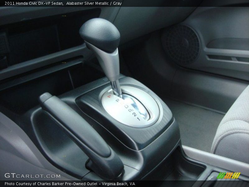 Alabaster Silver Metallic / Gray 2011 Honda Civic DX-VP Sedan