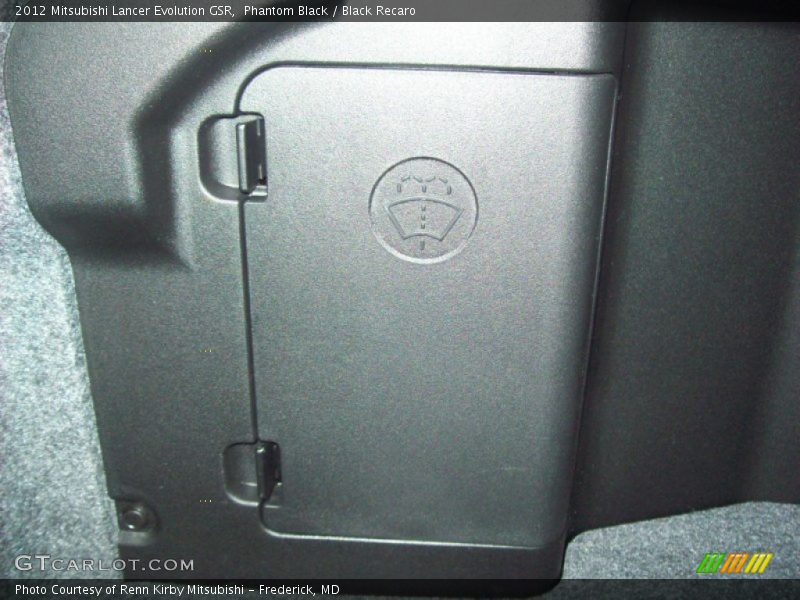 Phantom Black / Black Recaro 2012 Mitsubishi Lancer Evolution GSR