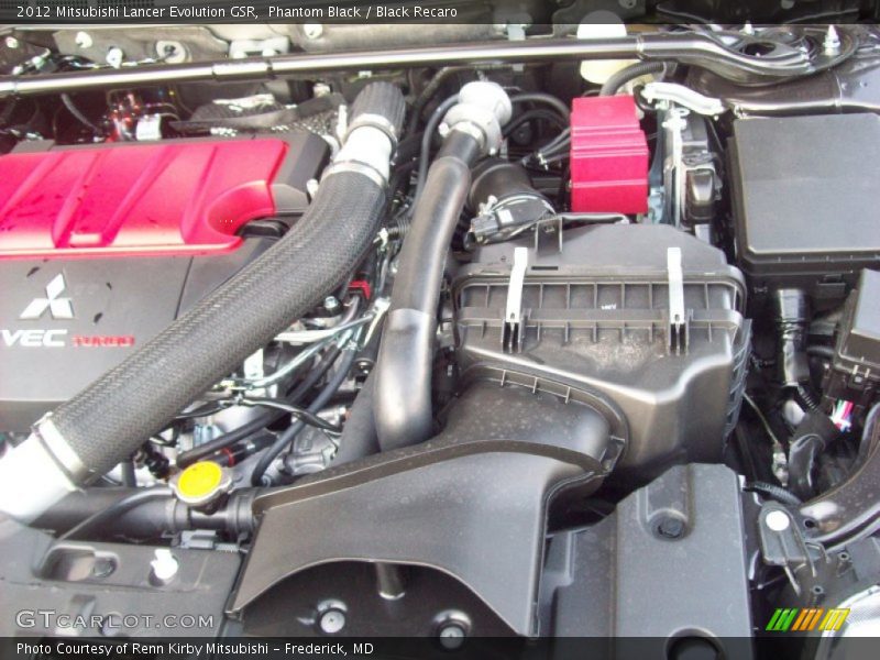 Phantom Black / Black Recaro 2012 Mitsubishi Lancer Evolution GSR