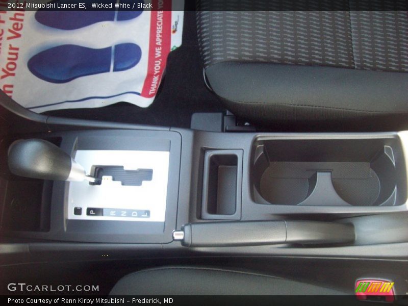 Wicked White / Black 2012 Mitsubishi Lancer ES