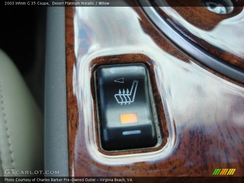 Desert Platinum Metallic / Willow 2003 Infiniti G 35 Coupe