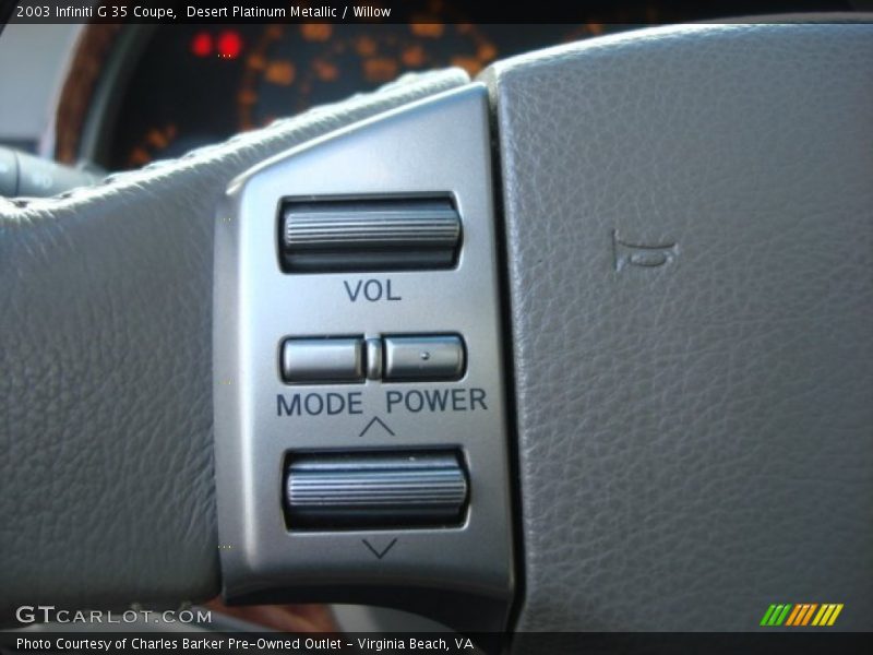 Desert Platinum Metallic / Willow 2003 Infiniti G 35 Coupe