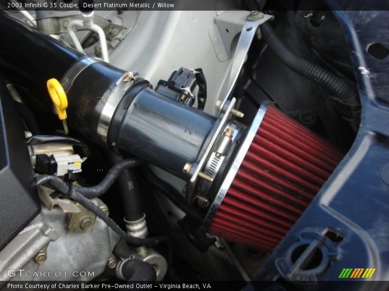 Desert Platinum Metallic / Willow 2003 Infiniti G 35 Coupe