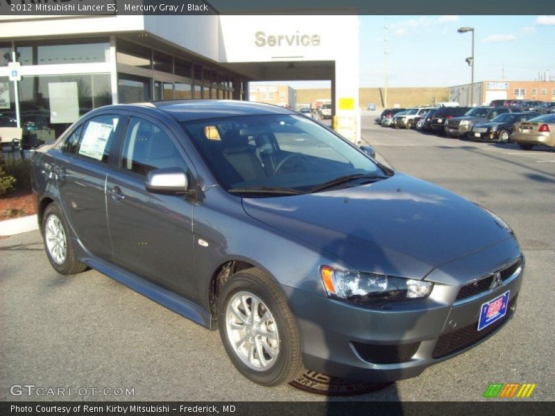 Front 3/4 View of 2012 Lancer ES