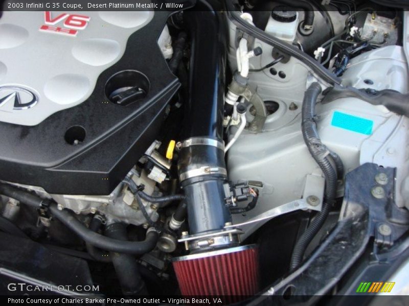 Desert Platinum Metallic / Willow 2003 Infiniti G 35 Coupe
